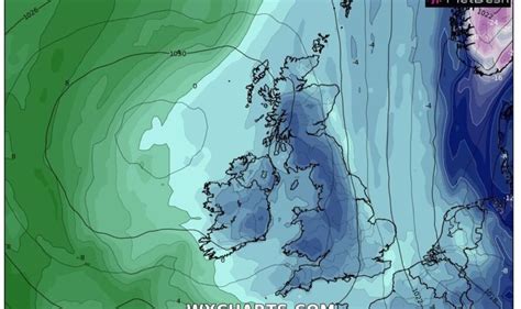 UK snow: Met Office lays bare exactly which areas of Britain are most ...