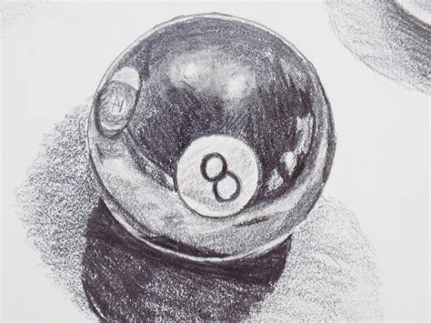 Billiard Art, Pool Balls Drawing Art, Pencil Drawing, Graphite Drawing, 9 X 12 Artwork - Etsy