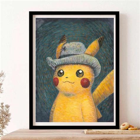 Pikachu Print - Etsy