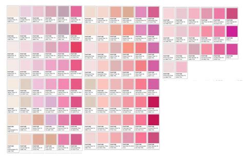 Pinks | Pantone pink, Pantone pink shades, Pink color chart