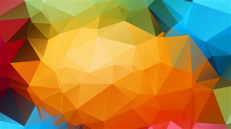 Colorful, triangle, abstract, digital art HD wallpaper | Wallpaper Flare