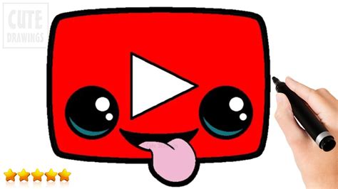 DRAW SO CUTE LOGOS | THE YOUTUBE LOGO DRAWING - YouTube