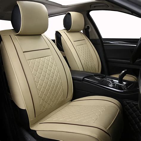 Only Front Leather Universal Car seat cover For Lexus ES350 ES300 ES250 ...