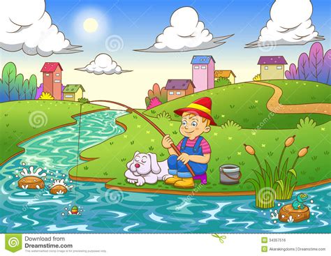 boy in pond fishing clipart 20 free Cliparts | Download images on Clipground 2024