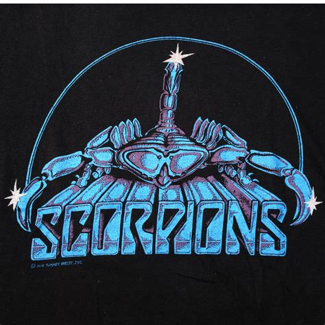 VINTAGE SCORPIONS BLACKOUT TOUR TEE SHIRT 1982 SIZE XS MADE IN USA ...