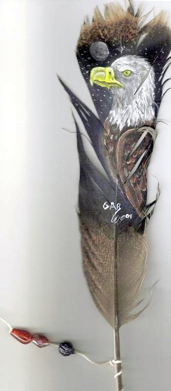 bald eagle feather painting by atrafeathers on DeviantArt