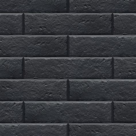 Merola Tile Brooklin Brick Black 2-3/8 in. x 9-1/2 in. Porcelain Floor ...