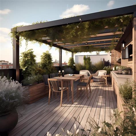 3D design of a rooftop terrace No 2 Digital Art by Andre Petrov - Fine ...