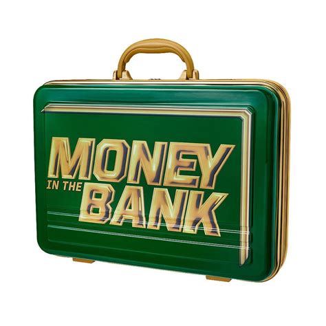 Official WWE Authentic Money In The Bank Green Commemorative Briefcase ...