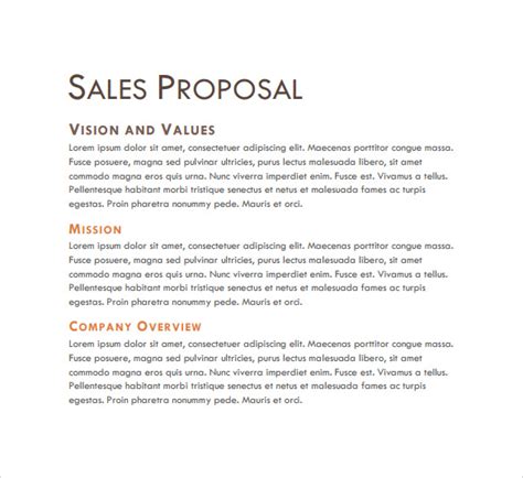 FREE 20+ Sample Sales Proposal Templates in Illustrator | InDesign | MS Word | Pages | PSD ...