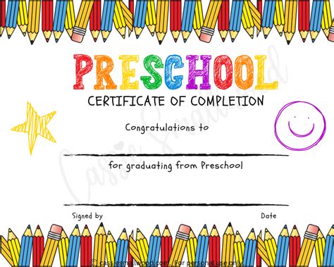 Free Certificate Templates For Kids