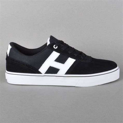 HUF Choice Skate Shoes - Black/White - HUF from Native Skate Store UK