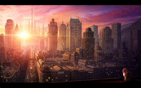 anime, Cityscape, Architecture Wallpapers HD / Desktop and Mobile Backgrounds
