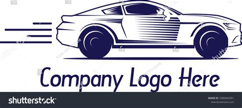 Car Vector Logo White Background Stock Vector (Royalty Free) 1686064291 ...