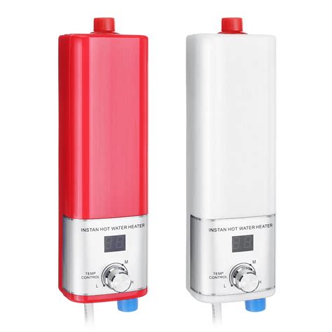 5500W Electric Tankless Water Heater Instant Hot Under Sink IPX4 Waterproof