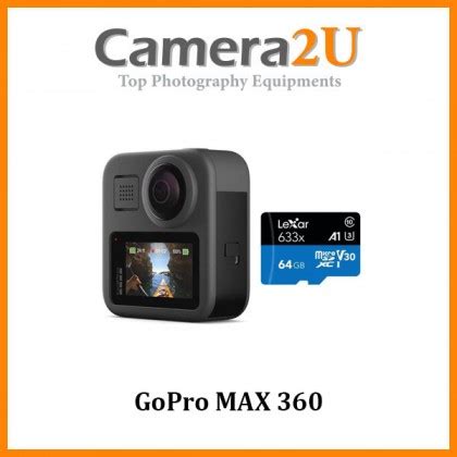 GoPro MAX 360 Action Camera +64GB | Camera2u Malaysia Top Camera Equipments Store