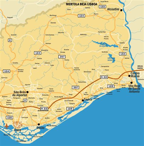 Algarve Maps - Portugal - Neils Travel Web