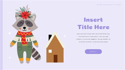 Happy Christmas template google slides|Lifestyle