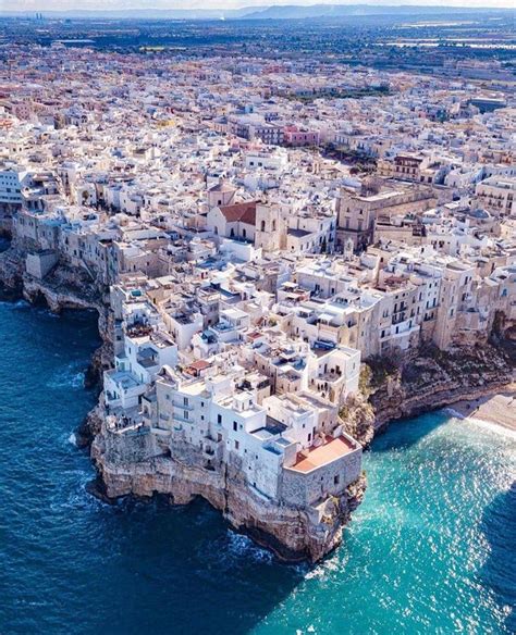 Polignano Puglia Italy pinkines #city #cities #buildings #photography in 2020 | Vacation trips ...