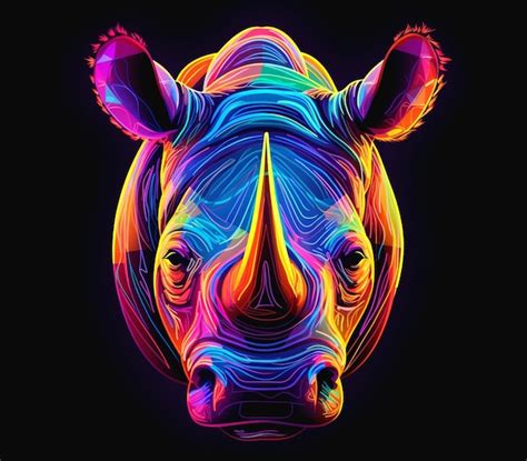 Premium AI Image | photo of rhinoceros