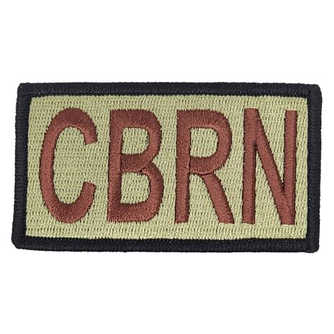 CBRN Duty Identifier Tab / USAF OCP Patch (Black Border)