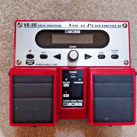 BOSS VE-20 Vocal Performer Multi-Effect Pedal for Double Harmony | eBay