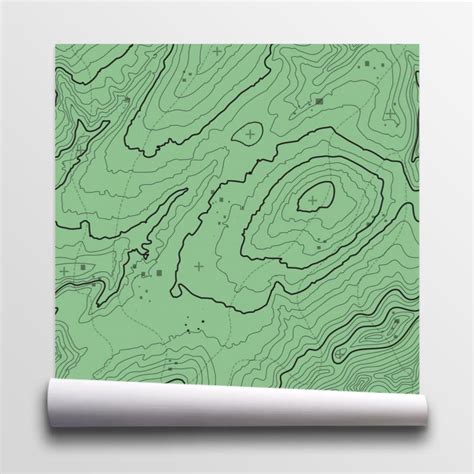 Green Topographic Map Wallpaper - custom wallpapers by Wallvy ...