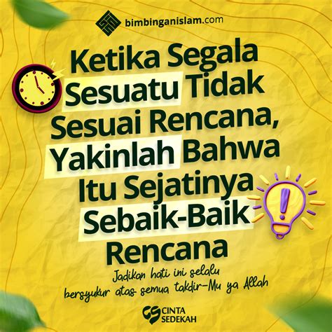 Poster Islami Jadikan hati ini selalu bersyukur atas semua takdirMu ya ...