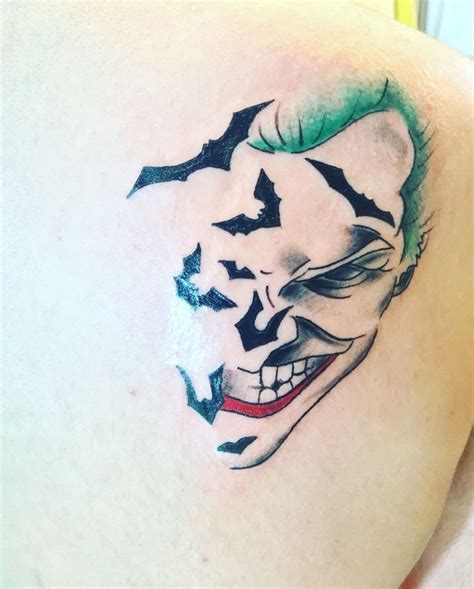 Med Tech. Запись со стены. | Joker face tattoo, Joker tattoo design ...