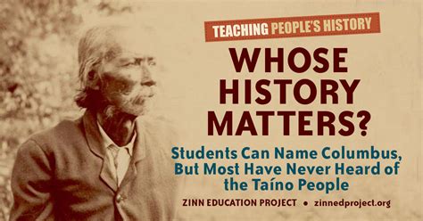 Whose History Matters? Students Can Name Columbus, But Most Have Never ...