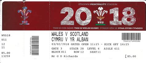 Wales Rugby Tickets 2025 - Deirdre Nash