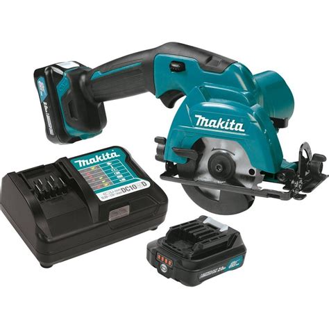 Makita SH02R1 12V Max CXT Lithium-Ion Cordless Circular Saw Kit, 3-3/8 ...