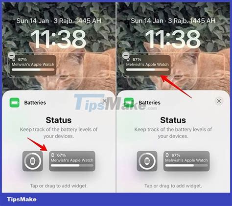 How to show Apple Watch battery percentage on iPhone screen - TipsMake.com