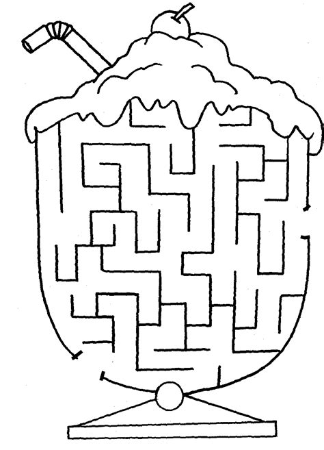 Free Printable Maze Drawing