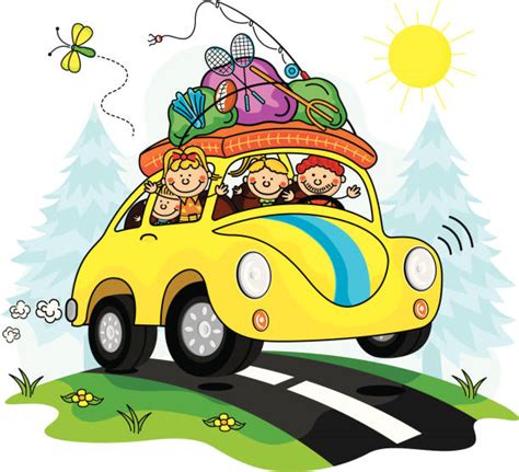 Royalty Free Family Road Trip Clip Art, Vector Images & Illustrations - iStock