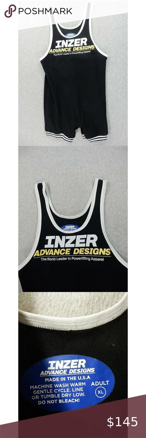 Inzer Advance Designs PowerLifting Singlet Suit (Men's XL) Black | Clothes design, Fashion ...