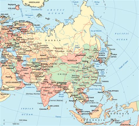 Map of Asia - Asia Maps and Geography