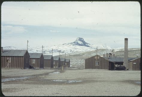 Structures at the Heart Mountain Relocation Center, ca. 1944 | Wyoming History Day