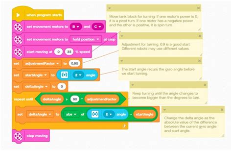 Advanced Techniques for EV3 Classroom FLL Programming Part 4: Gyro Turn ...