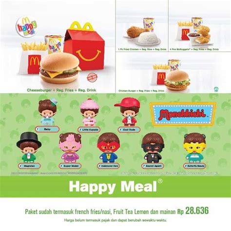 McDonald's Happy Meal Promo Menu Hemat Hanya Rp. 28.636,- & Gratis ...