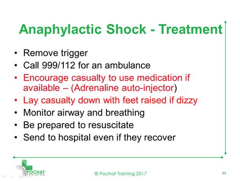 Anaphylactic Shock Treatment 1 - Pochat Training