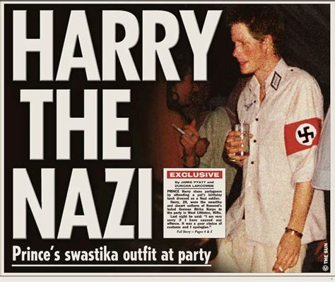 Baddie Prince Harry addresses getting caught in a Nazi soldier costume ...