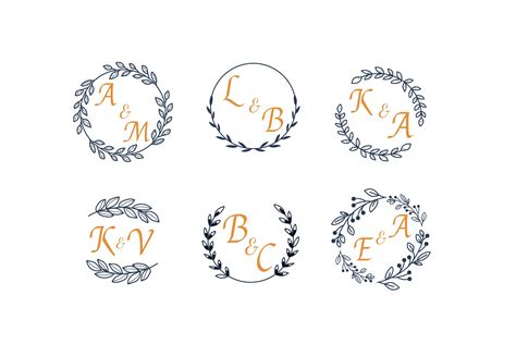 Wedding Monogram Template