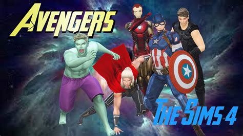 Sims 4: Avengers | CAS + ℂℂ list linked - YouTube