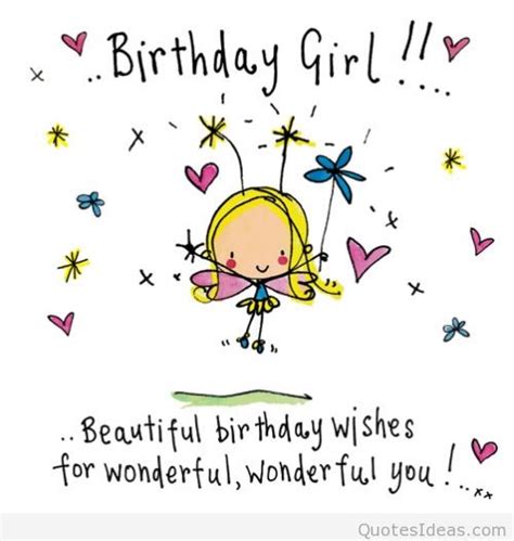 Funny Happy birthday girl quote