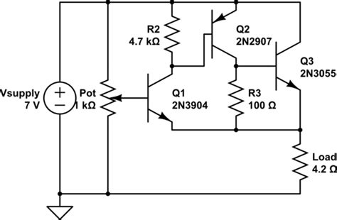 power supply - Transistor biasing arrangement - Electrical Engineering Stack Exchange