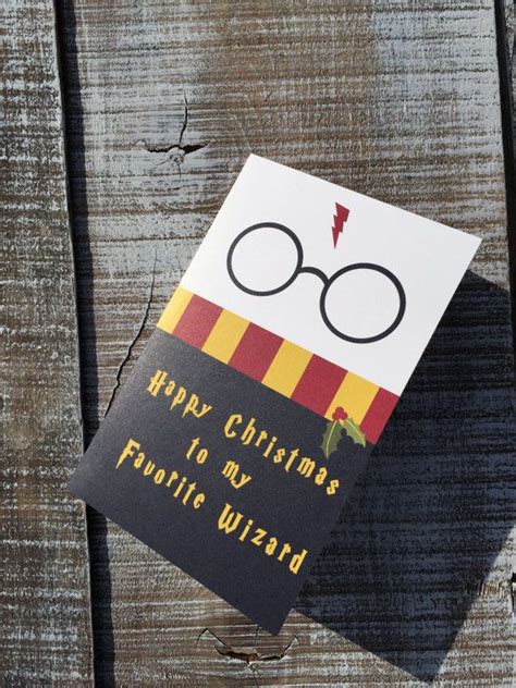 Harry Potter Christmas Card by HarryPotterPrints on Etsy | Harry potter christmas, Christmas ...