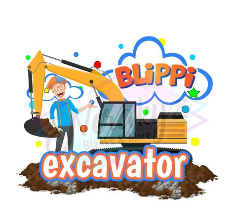 Blippi Excavator SVG