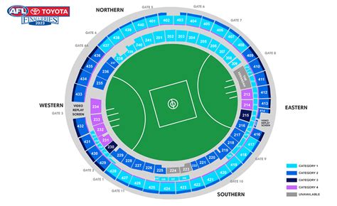 AFL Finals Seating Map - Gabba | Austadiums