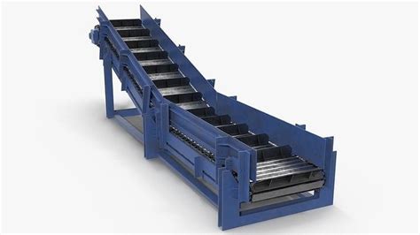 Apron conveyor 3D model | CGTrader